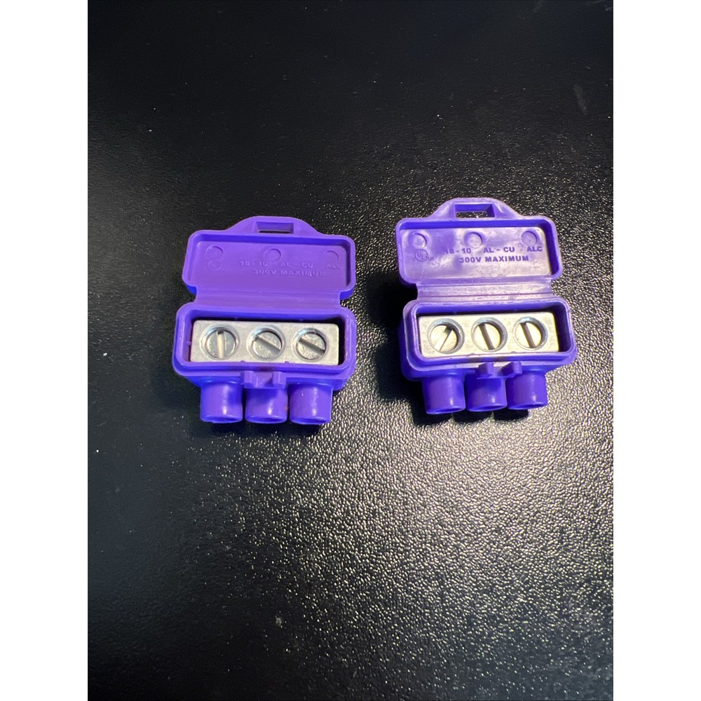 King Innovation 95125 AlumiConn Wire‎ Connector, Pack of 2, Purple, 2 Count